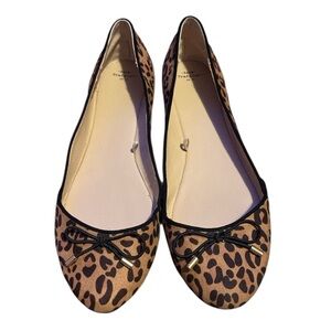 Zara Trafaluc Cheetah Print Ballet Flats Size 38